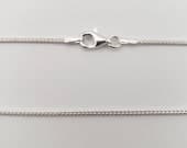 Product image thumbnail 8 for 1.2mm Foxtail Chain Necklace | .925 Sterling Silver (16", 18", 20", 22", 24" lengths)