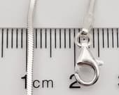 Product image thumbnail 5 for Square Snake Chain Bracelet | .925 Sterling Silver (6", 6.5", 7", 7.5", 7.75", + 8.5" lengths)