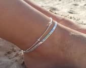 Product image thumbnail 9 for Snake Ball Anklet | .925 Sterling Silver (9" + 1" extension (adjustable) length)