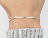 Product image thumbnail 1 for Square Snake Chain Bracelet | .925 Sterling Silver (6", 6.5", 7", 7.5", 7.75", + 8.5" lengths)