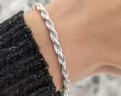 Product image thumbnail 10 for 4.6mm Rope Bracelet | .925 Sterling Silver (7", 7.5", 8" + 8.5" lengths)