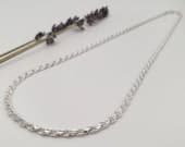 Product image thumbnail 5 for 2.6mm Rope Chain Necklace | .925 Sterling Silver (16", 18", 20" + 22" lengths)