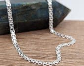 Product image thumbnail 1 for 3mm Bismark Chain Necklace | .925 Sterling Silver (16", 18", 20", + 22" lengths)