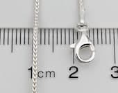 Product image thumbnail 8 for 1.2mm Foxtail Chain Necklace | .925 Sterling Silver (16", 18", 20", 22", 24" lengths)